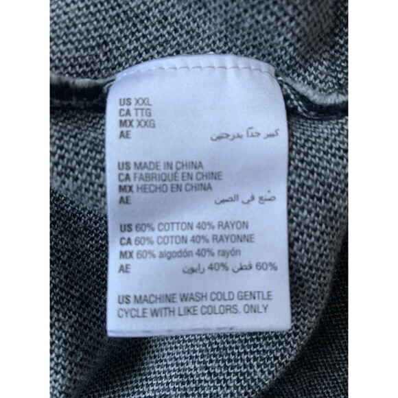 ALFANI Women’s Geometric Pattern Knit Crew Neck 1/2 Sleeve Sweater Gray XXL EUC - Picture 7 of 8